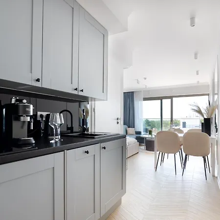 Solaris Sea View Apartment Darlowko Exterior photo